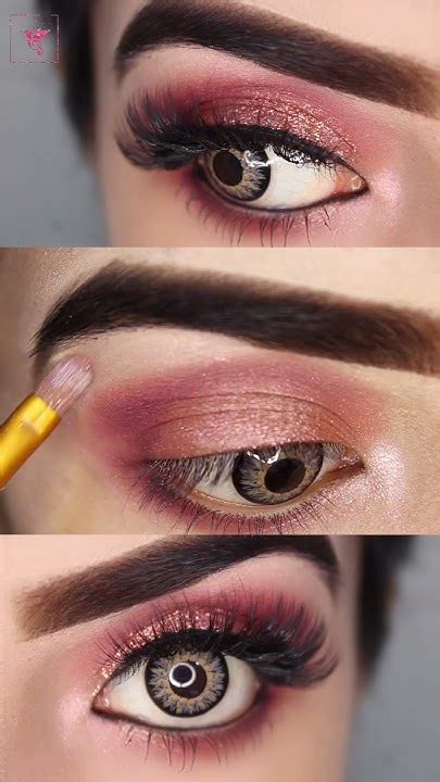 Rose Gold Smokey Eye Make Up Tutorial Youtube