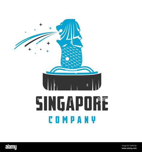 Singapore Landmark Logo Design Template Stock Photo Alamy