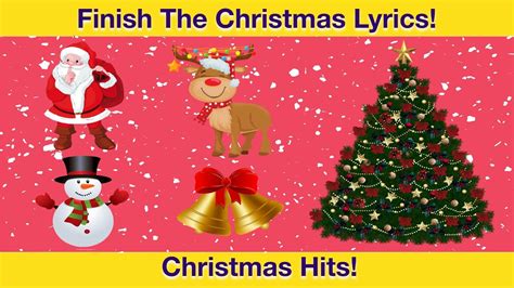 Finish The Christmas Lyrics Christmas Song Quiz Music Quiz Youtube