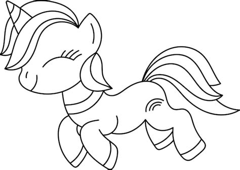 Premium Vector Unicorn Outline Coloring