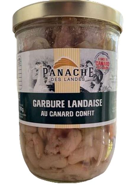 Garbure Landaise Au Confit De Canard Panache Des Landes Bocal G