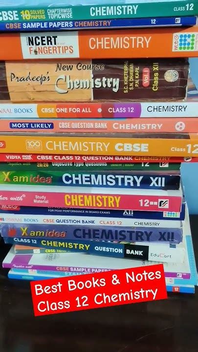 Best Books And Notes For Class 12 Chemistry Boards Chemistry Class12 Shorts Books Youtube