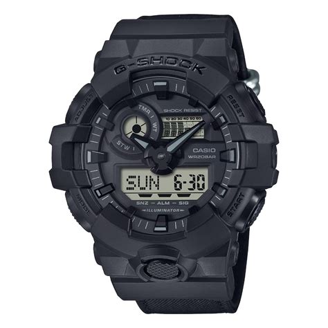 GA 700BCE 1ADR Đồng Hồ Casio G shock Nam Dây Vải Chống Va Đập