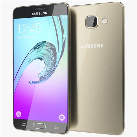 Samsung Galaxy A5 2016 Oro Modelo 3d 39 Max Obj Fbx 3ds Free3d