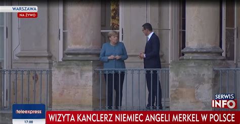 Angela Merkel w Polsce Złożyła kwiaty i została powitana przez