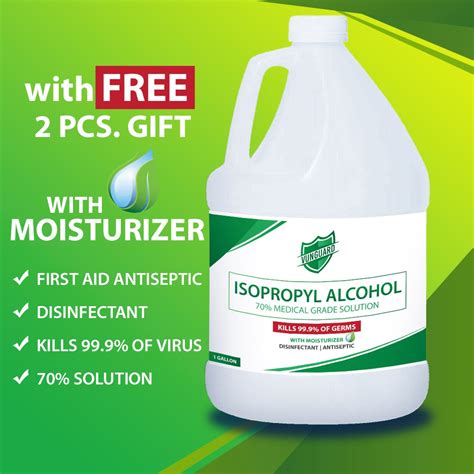 70% ISOPROPYL ALCOHOL DISINFECTANT ANTISEPTIC 1 GALLON | Shopee Philippines