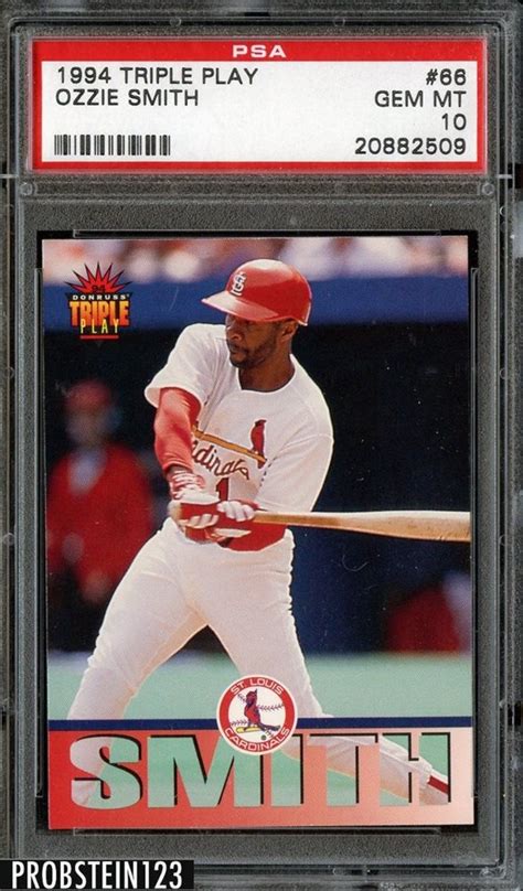 Auction Prices Realized Baseball Cards Donruss Triple Play Ozzie Smith