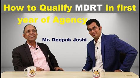 How To Qualify Mdrt In First Year Of Agency Mr Deepak Joshi Youtube