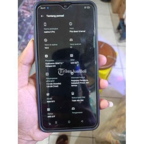 HP Realme 5 Pro RAM 4 128GB Bekas Fullset Mulus Baterai Awet Nego Halus