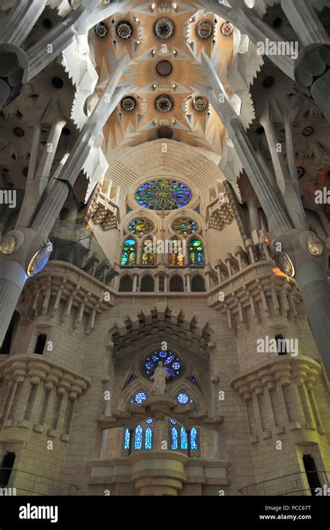 Barcelona Kathedrale Sagrada Familia Von Gaudi La Sagrada Familia