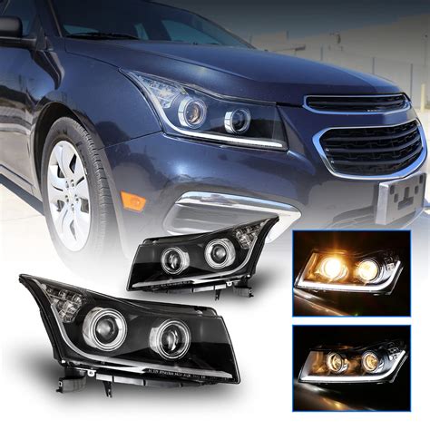 WOLFSTORM Headlight Assembly Fit For 2011 2012 2013 2014 2015 Chevy