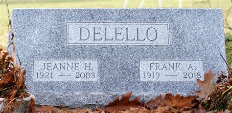 Jessie Jeanne Jean” Hamlin Delello 1921 2003 Find A Grave Memorial