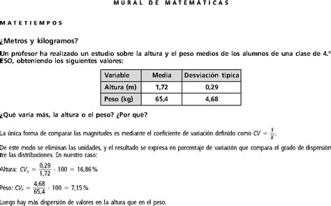 Estadistica De Secundaria Ejemplos Y Ejercicios Resueltos Pdf