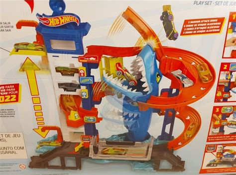 Hot Wheels Attacking Shark Escape Playset 兒童孕婦用品 嬰兒玩具 Carousell
