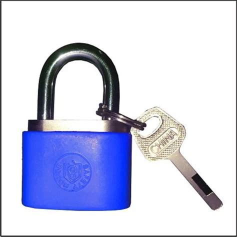 With Key Blue Safety Padlocks Padlock Size Mm Polished At Rs