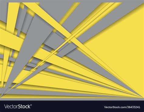 Template Corporate Concept Yellow Black Grey Vector Image