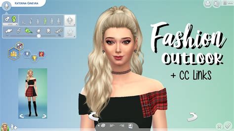 The Sims 4 Fashion Lookbook Cas Cc Links Youtube