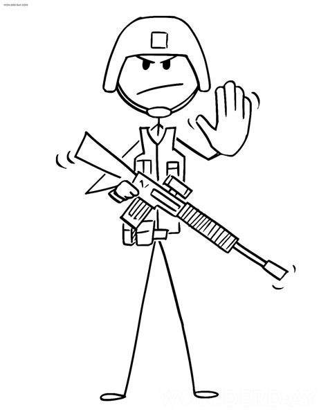 Stickman War Coloring Pages Coloring Pages