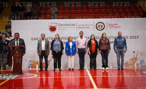 Inauguran Juegos Deportivos Preparatorias Estatales NTR Zacatecas