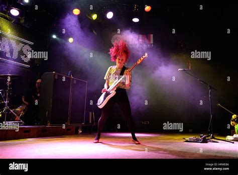 BARCELONA MAR 18 The Subways Rock Band Performs At Bikini Stage On
