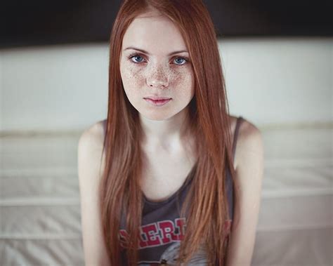 Liza Лиза Fire Hair Gorgeous Redhead Long Red Hair