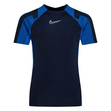 Nike Trenings T Skjorte Dri FIT Strike Navy Blå Hvit Barn