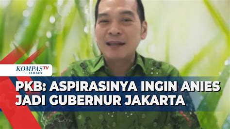 Ketua DPP PKB Soal Pilkada Jakarta Aspirasi Masyarakat Ingin Anies