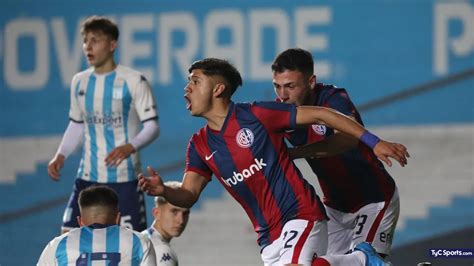 San Lorenzo le empató el clásico de Reserva a Racing sobre la hora y