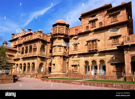 India State Of Rajasthan Bikaner Fort Junagarh Built In Red