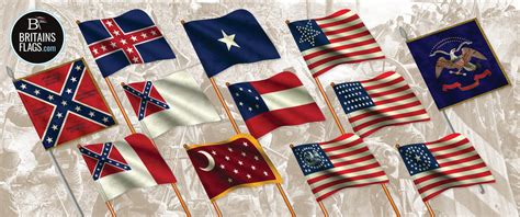 The American Civil War & its Controversial Banners – Britains Flags