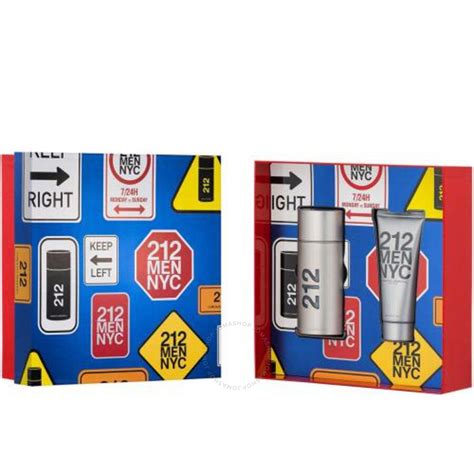 Carolina Herrera Men's 212 Gift Set Fragrances 8411061022177 ...