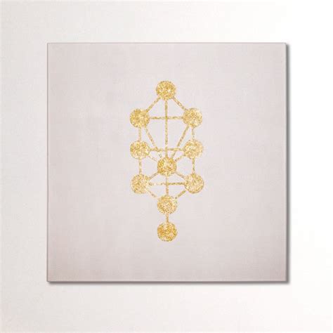 The Ten Sefirot Pure 24k Gold Leaf Etsy