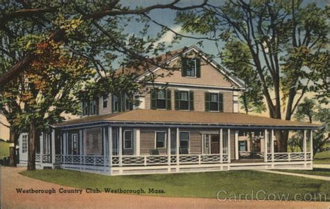 Westborough Country Club Massachusetts Postcard