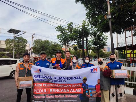 Aksi Galang Donasi Kebaikan Relawan Kemandirian Sidoarjo Dan Surabaya