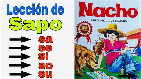 Lección 3 del libro Nacho Lección de sapo del libro Nacho Sa Se