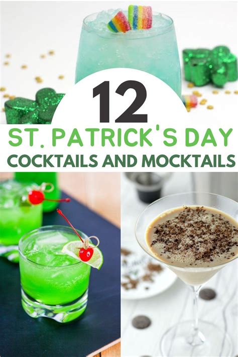 St Patrick S Day Cocktails And Mocktails