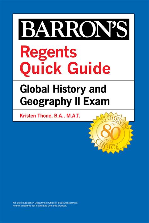 Regents Quick Guide Global History And Geography II Exam EBook By