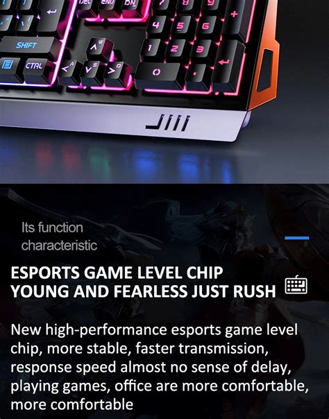 Hot Sale In Rgb Colorful Backlit Keys Gaming Keyboard