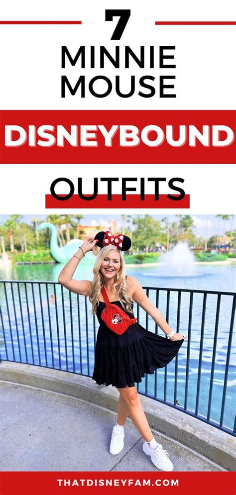 Minnie Mouse Disneybound Outfit Ideas Cute Disney Outfits For Women