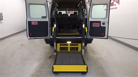 High Top Van Wwheelchair Lift Youtube