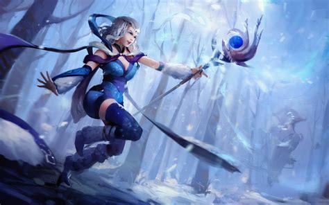 Dota Crystal Maiden Wallpaper Hd