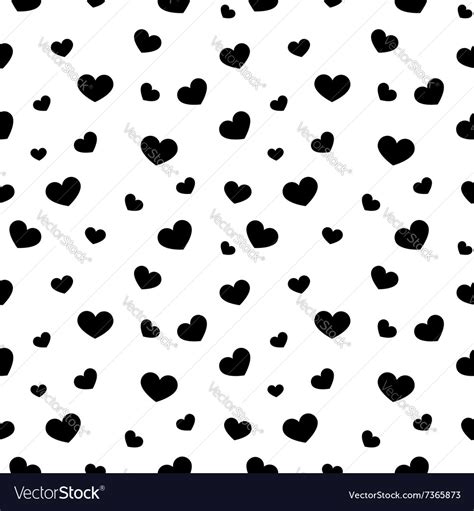 Hearts Seamless Pattern Royalty Free Vector Image