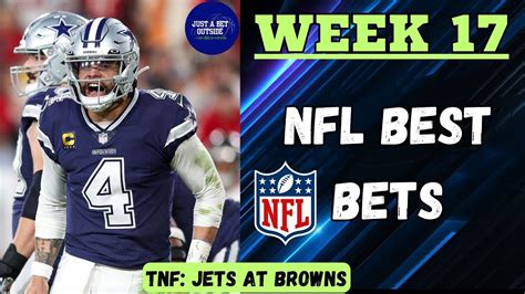 Nfl Week 17 Best Bets Picks Parlays And Predictions I Tnf Jets Vs