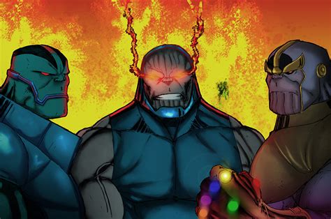 Apocaylspe Vs Darkseid Vs Thanos Vs Mongul Vs Doomsday Battles