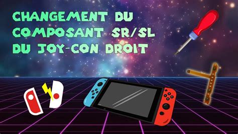 Tuto Nintendo Switch Changement Du Composant SR SL Leds Sync