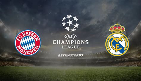 Champions League Bayern de Munique x Real Madrid Sugestões de Apostas