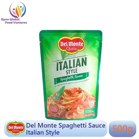 DEL MONTE Italian Style Spaghetti Sauce The No 1 Spaghetti Sauce In