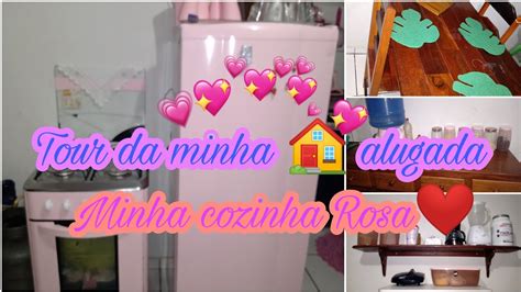 Tour Pela Minha Casa Alugada Cozinha Rosa Em Andamento YouTube