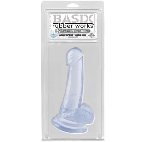 Basix Pene De Gelatina Succion Transparente Cm Seductime Sex Shop