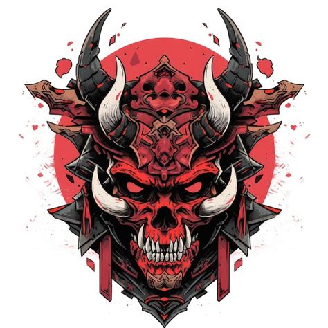 Premium Psd Cool Skull Illustration For Your Tshirt Design